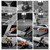Multi-Purpose Home Tool Kit Electric Drill Car Repair Hardware Full Set Combination Tool Box for Household Maintenance